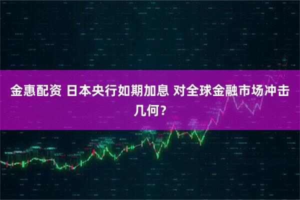 金惠配资 日本央行如期加息 对全球金融市场冲击几何？